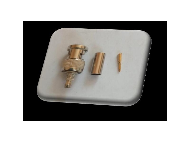 BNC Crimp Connectors - 15 Pack