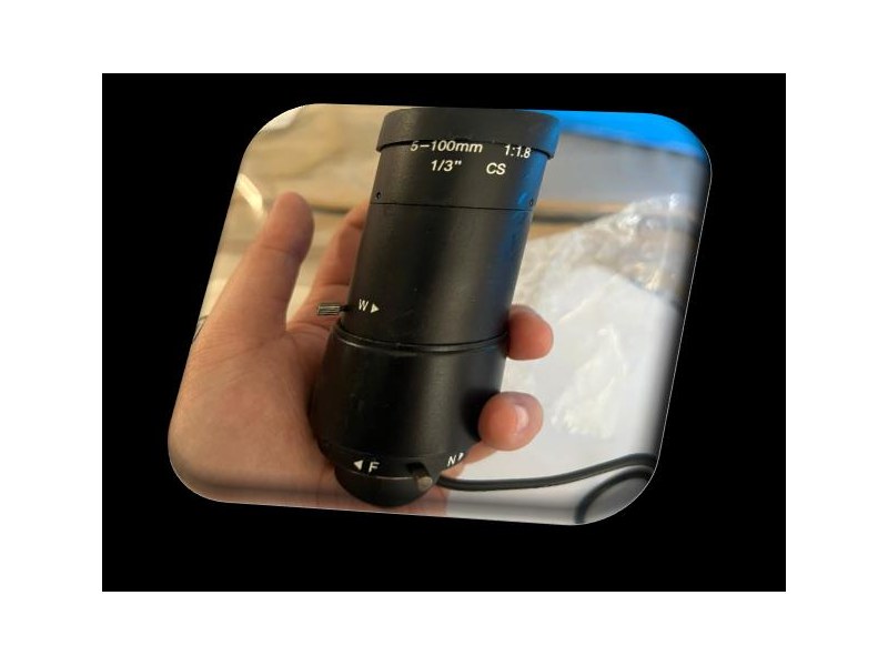 Long-Range CCTV Lens 5-100 mm