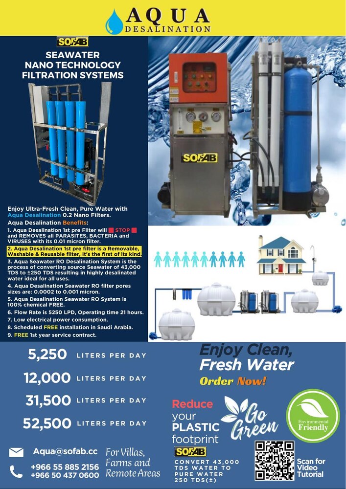 Seawater RO Desalination Systems